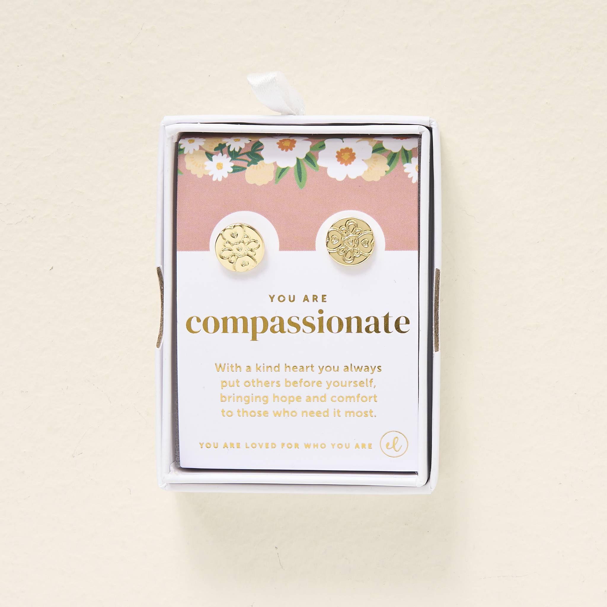 Picture of Compassionate Earrings-Gold
