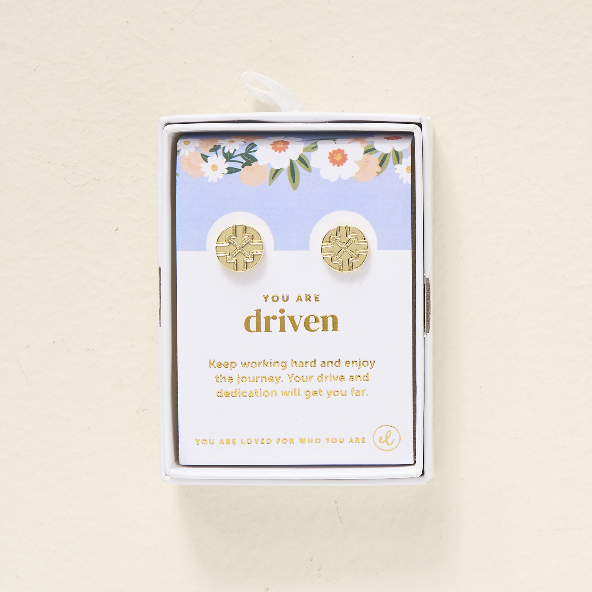 Picture of Driven Earrings-Gold