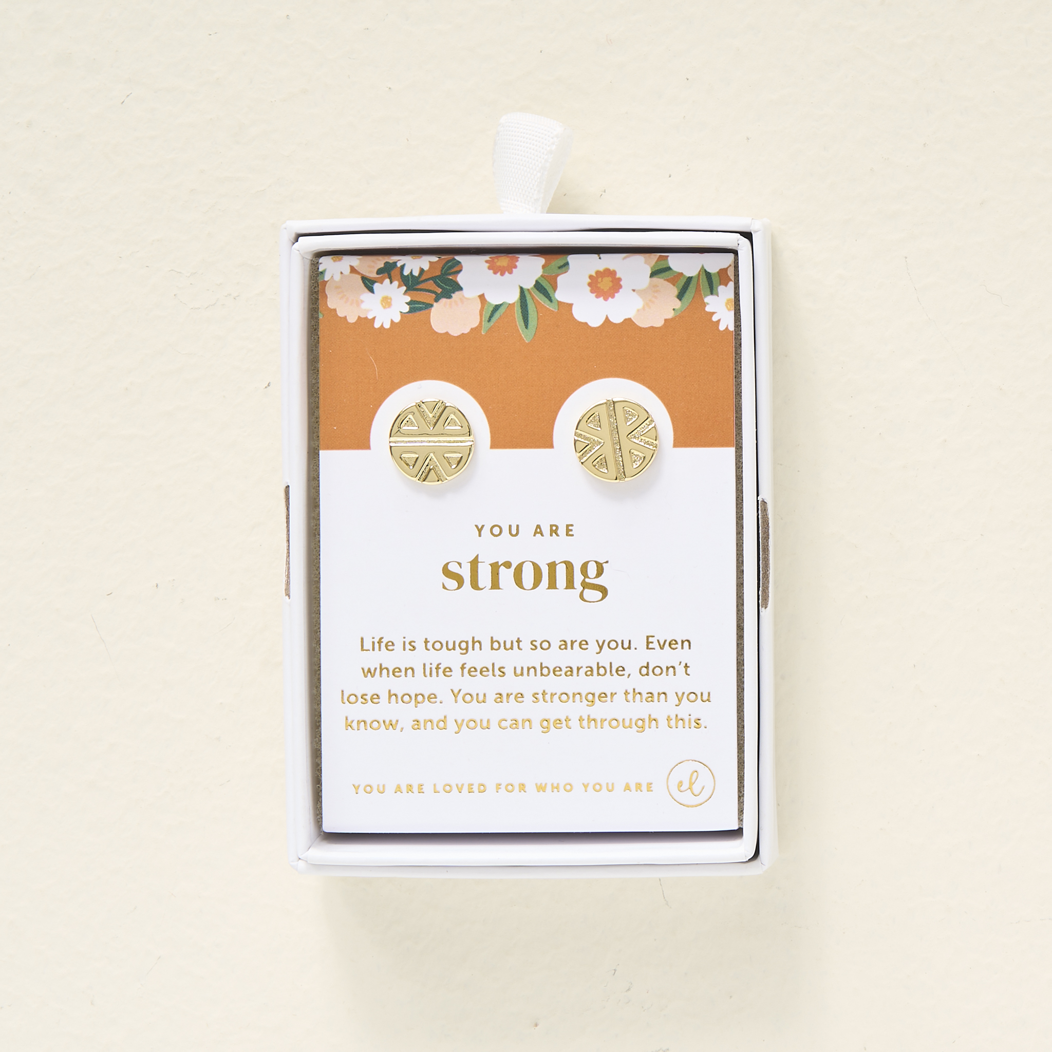 Picture of Strong Earrings-Gold