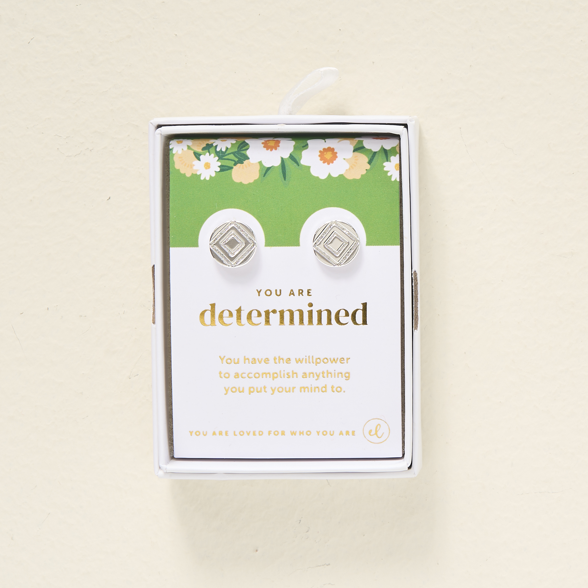 Picture of Determined Earrings-Silver