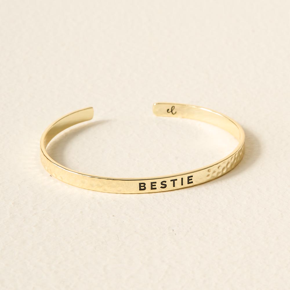 Picture of Little Reminder Cuff Gold - Bestie