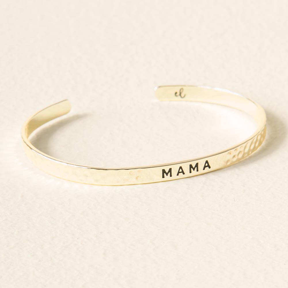 Picture of Little Reminder Cuff Gold - Mama