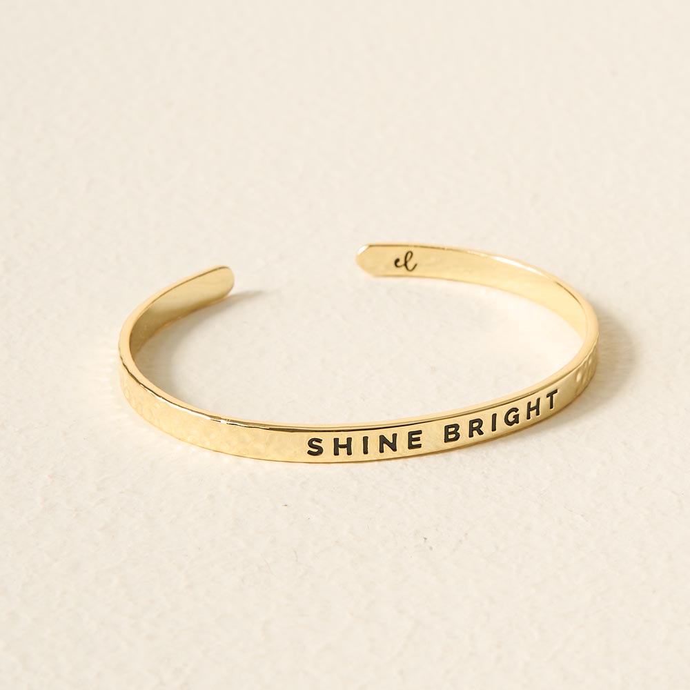 Picture of Little Reminder Cuff Gold - Shine Bright