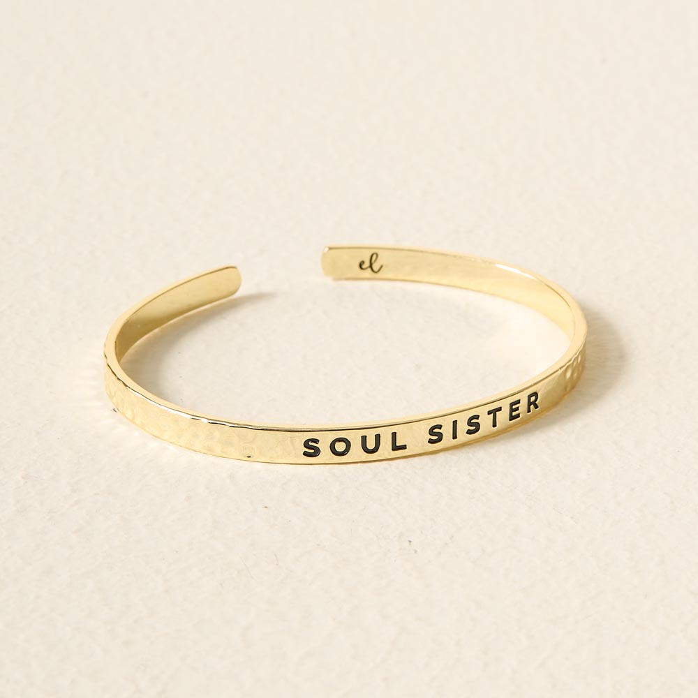 Picture of Little Reminder Cuff Gold - Soul Sister