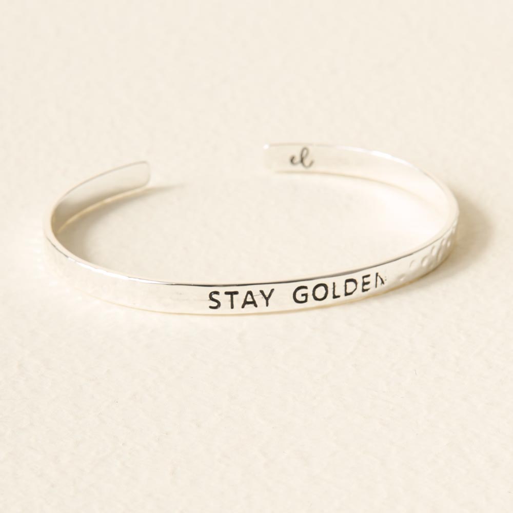Picture of Little Reminder Cuff Silver - Stay Golden