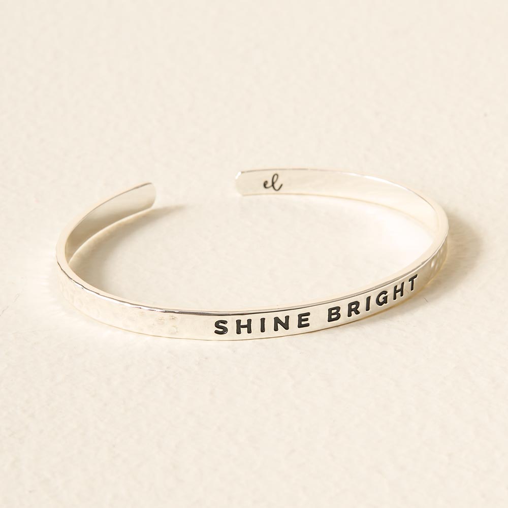 Picture of Little Reminder Cuff Silver - Shine Bright
