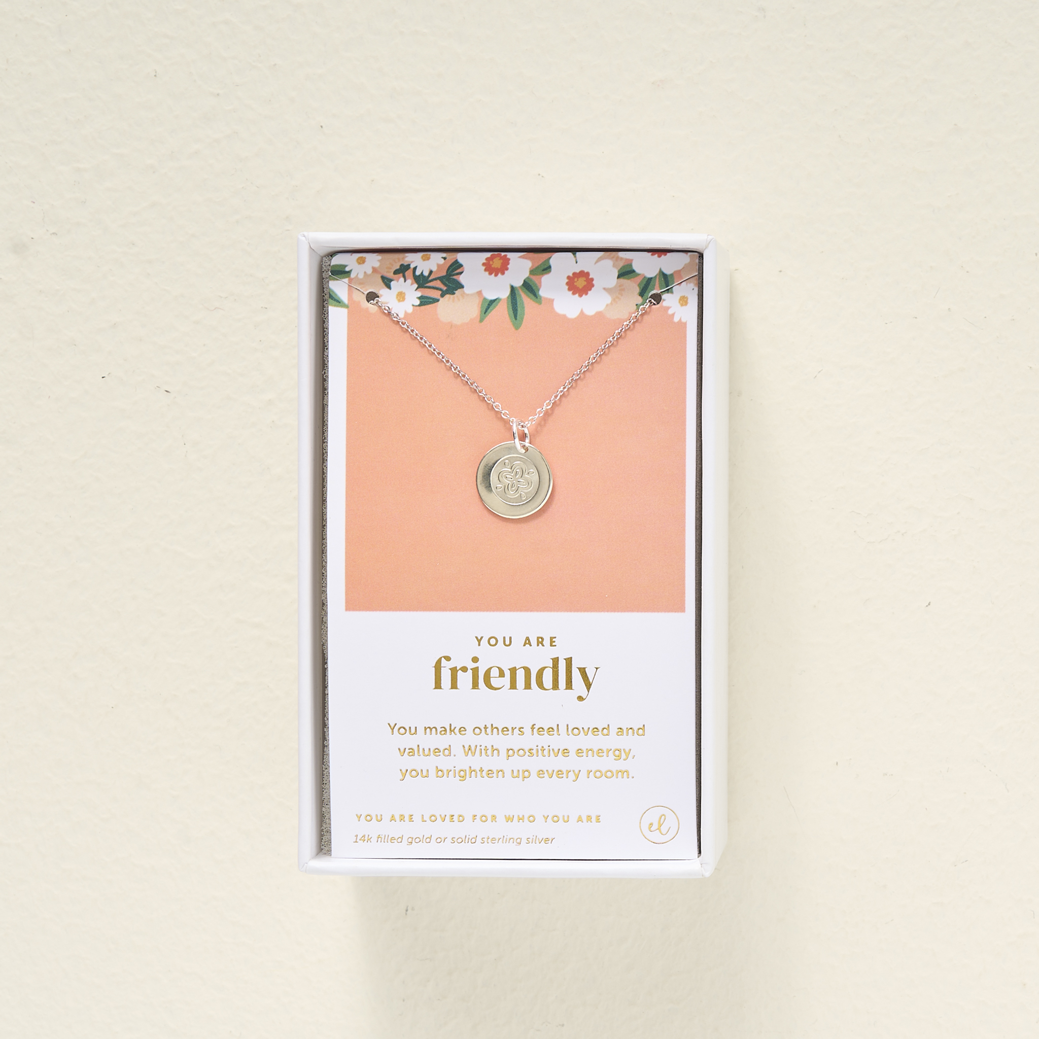 Picture of Friendly Necklace- Silver