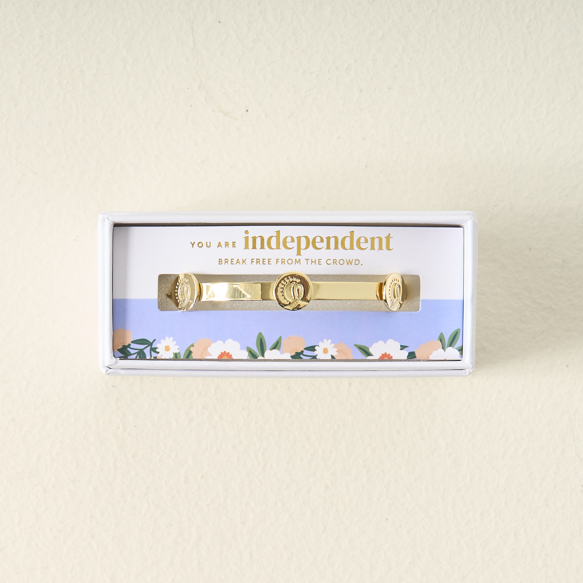 Picture of Independent Skinny Stacker Cuff - Gold