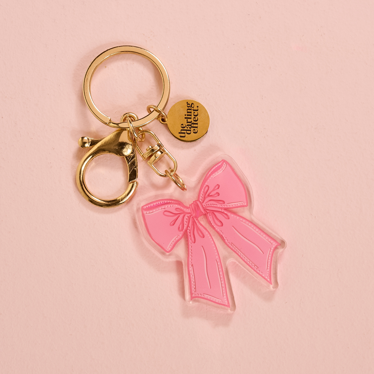 Picture of Acrylic Keychain-Bow Pink