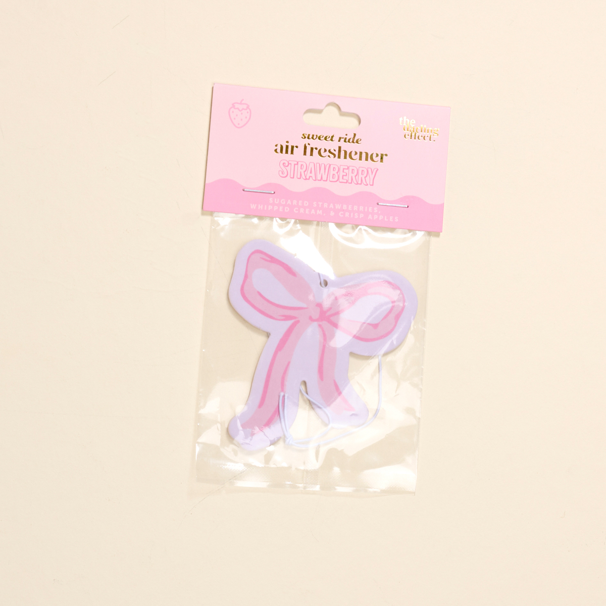 Picture of Sweet Ride Car Air Freshener-Bow Pink