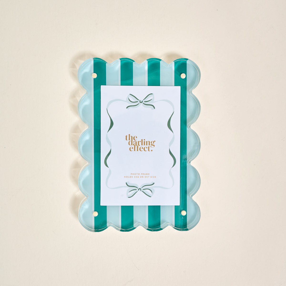 Picture of Rectangle Scalloped Acrylic Picture Frame-Sicily S