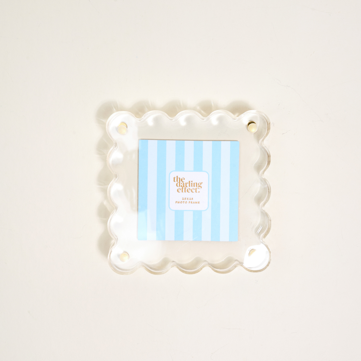 Picture of Little Moments Scalloped Acrylic Picture Frame-Cle