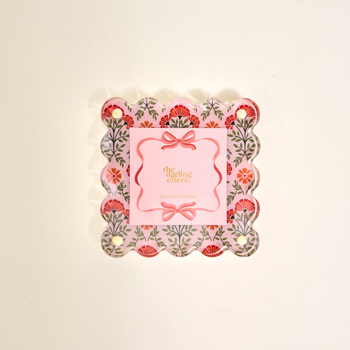 Picture of Little Moments Scalloped Acrylic Picture Frame-Eve