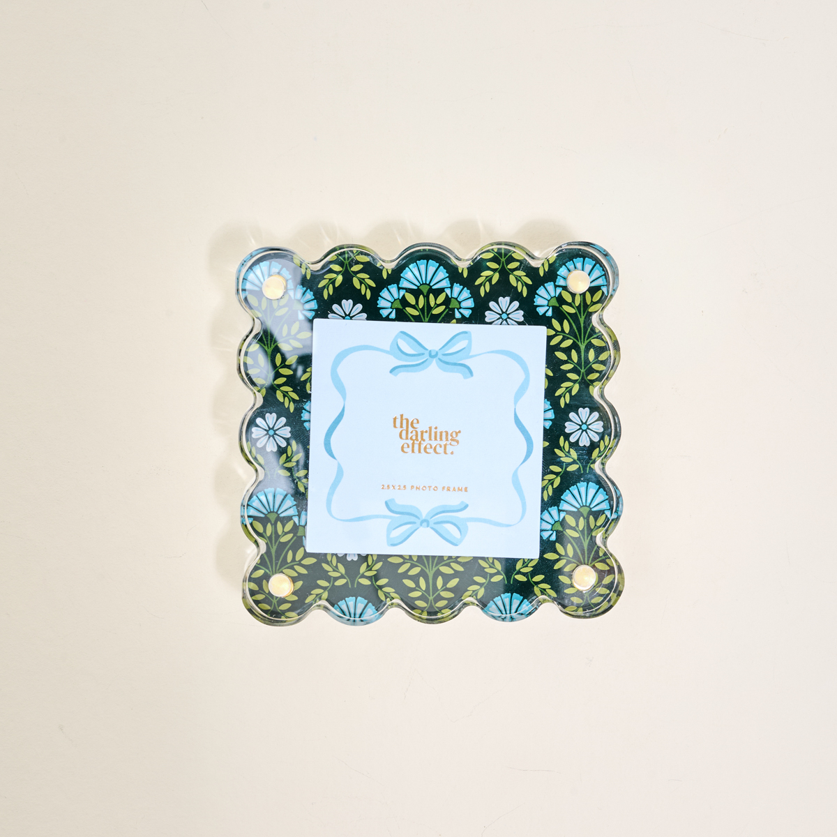 Picture of Little Moments Scalloped Acrylic Picture Frame-Eve