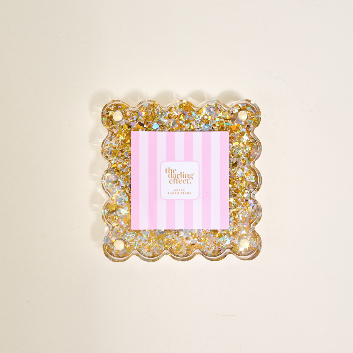Picture of Little Moments Scalloped Acrylic Picture Frame-Gol