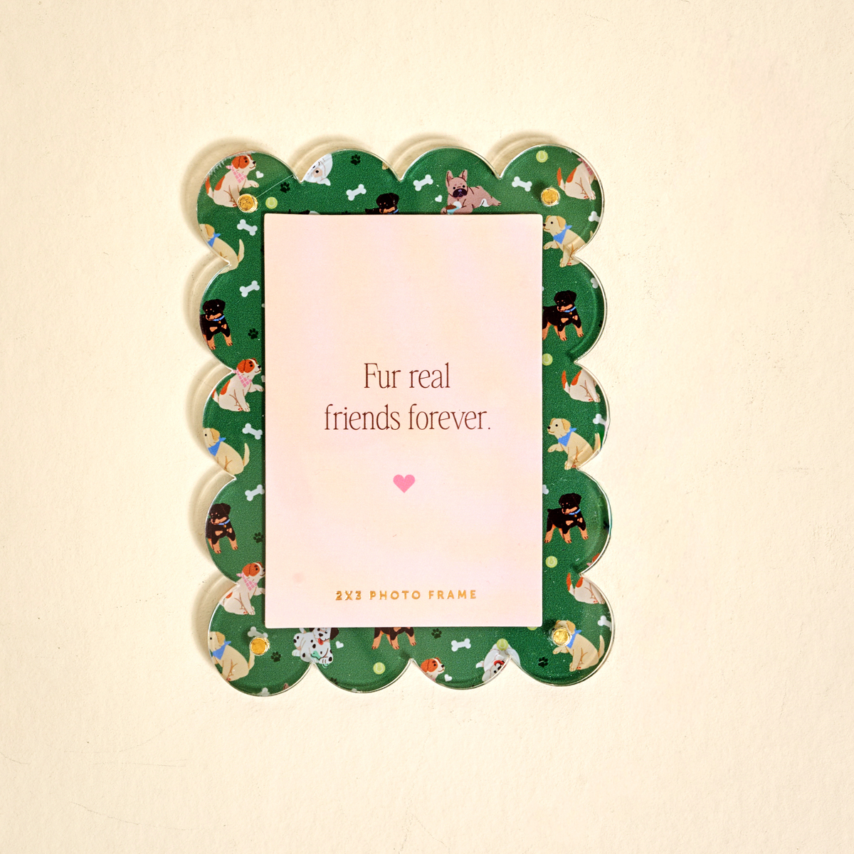 Picture of Mini Acrylic Picture Frame Magnet-Dog Days