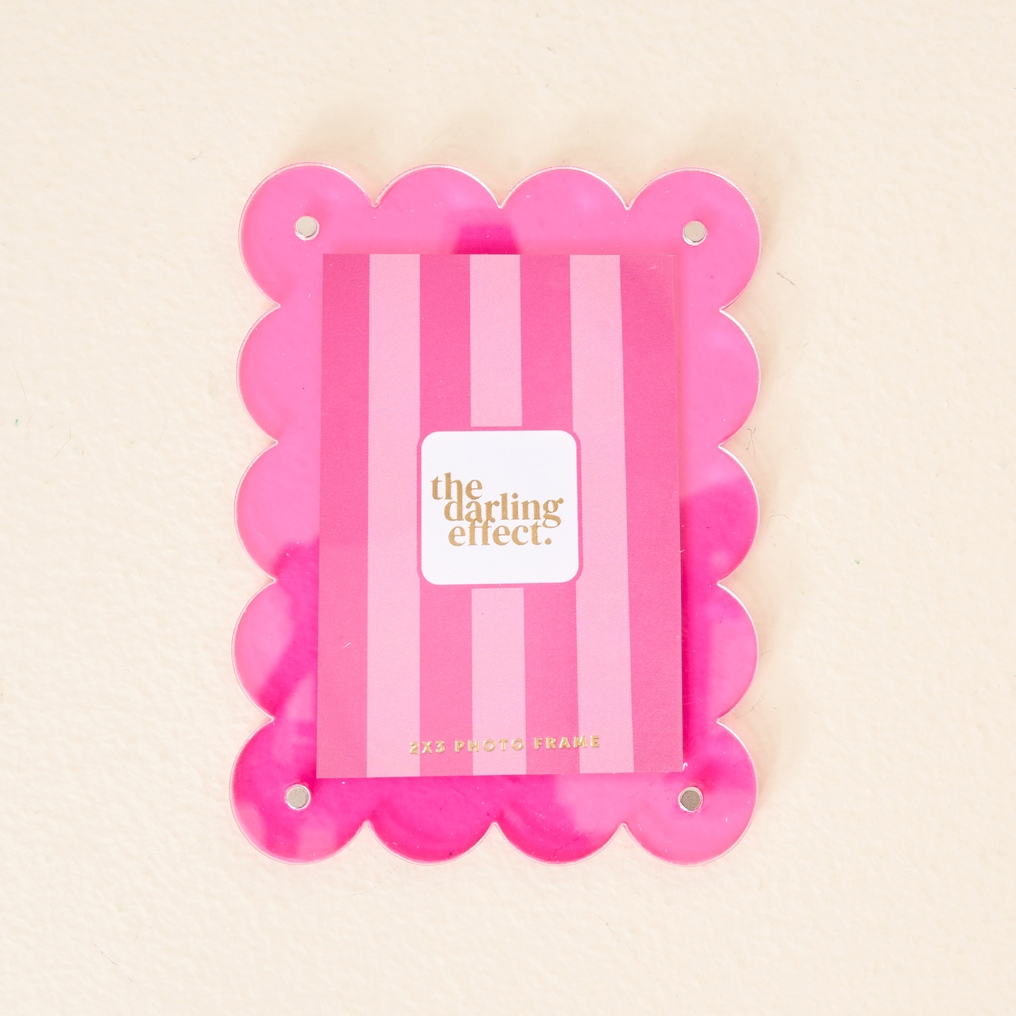 Picture of Mini Acrylic Picture Frame Magnet-Hot Pink
