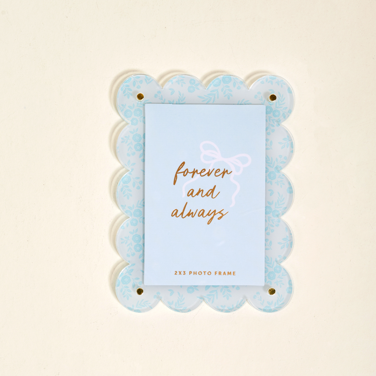 Picture of Mini Acrylic Picture Frame Magnet-Something Blue