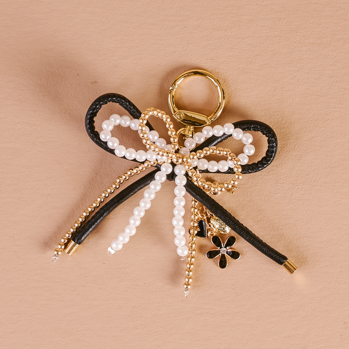 Picture of Layered Bows Bag Charm-Luxe Glam