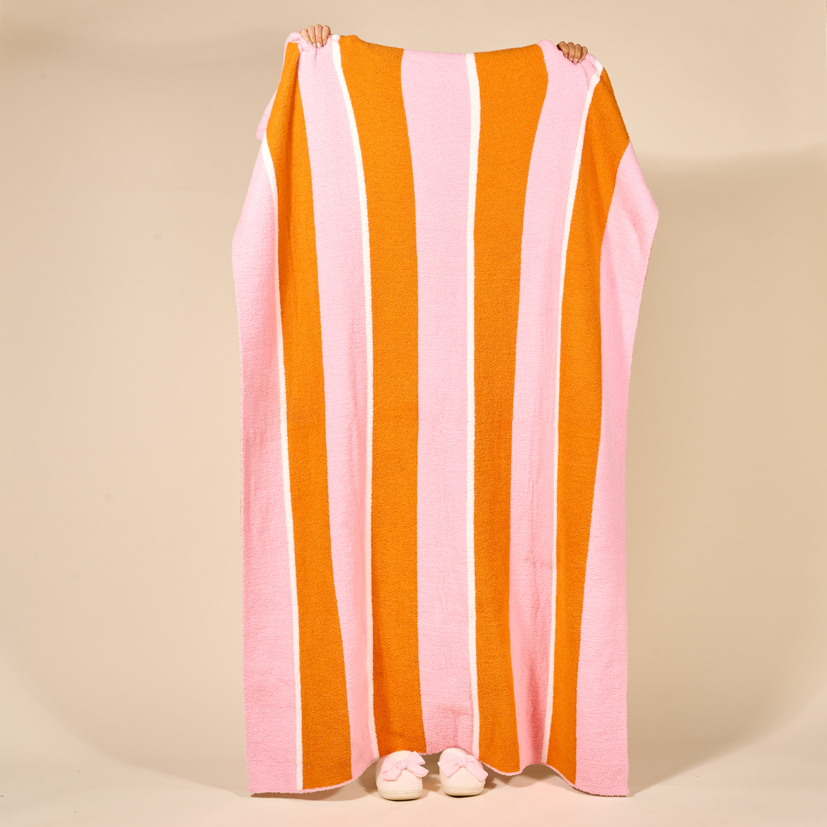 Picture of Cozy Dreams Luxe Blanket-Sicily Stripes Pink