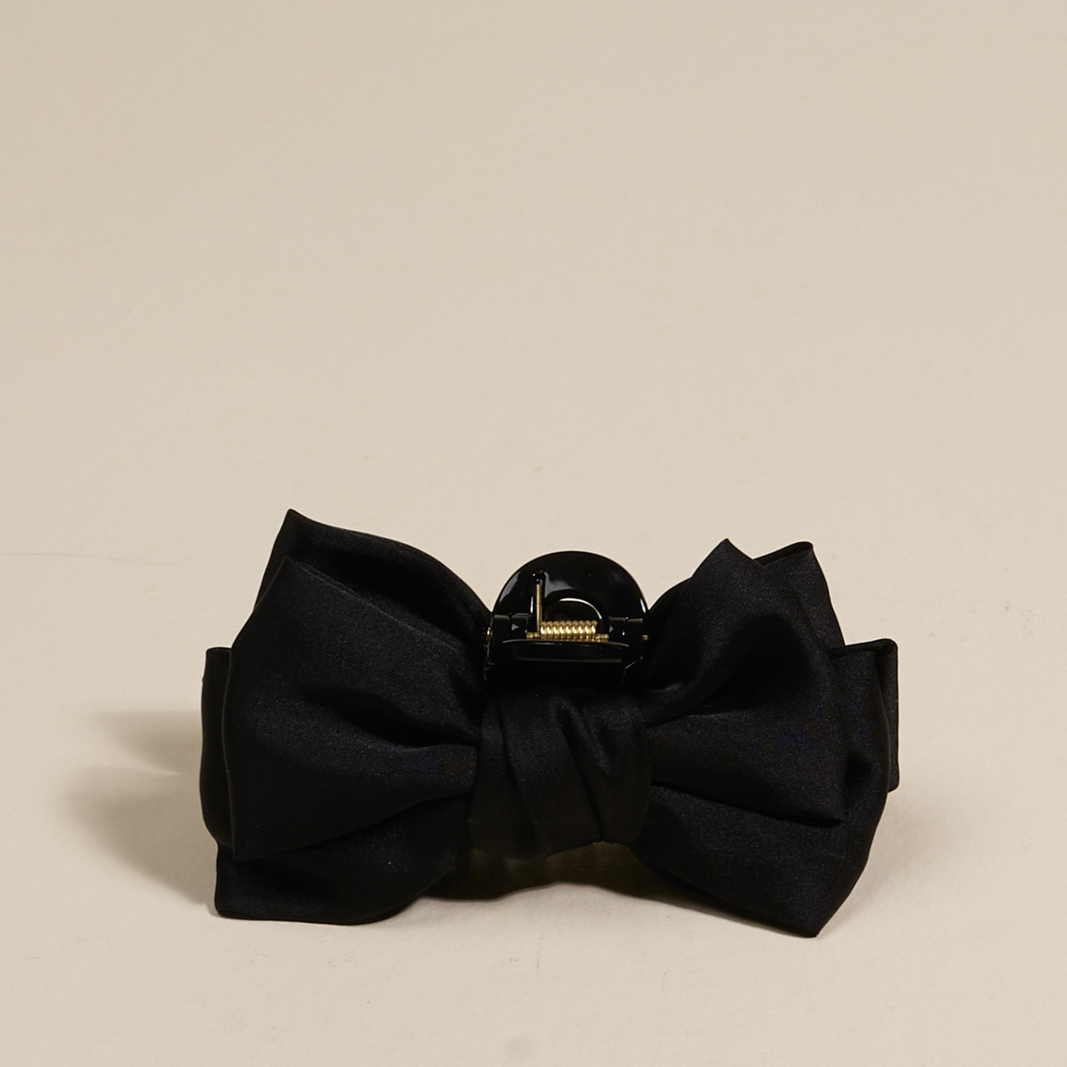 Picture of Mini Satin Bow Claw Clip-Black
