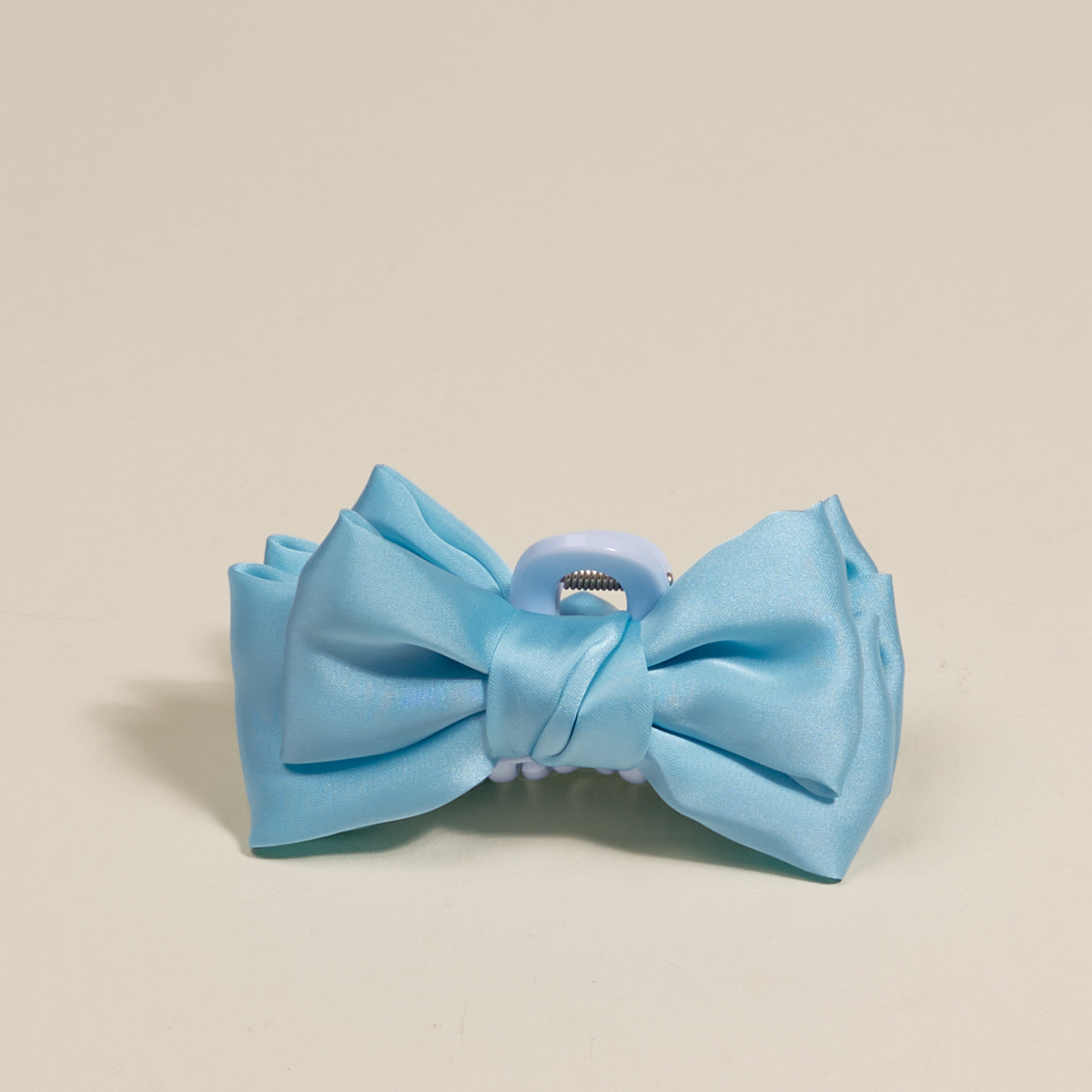 Picture of Mini Satin Bow Claw Clip-Blue