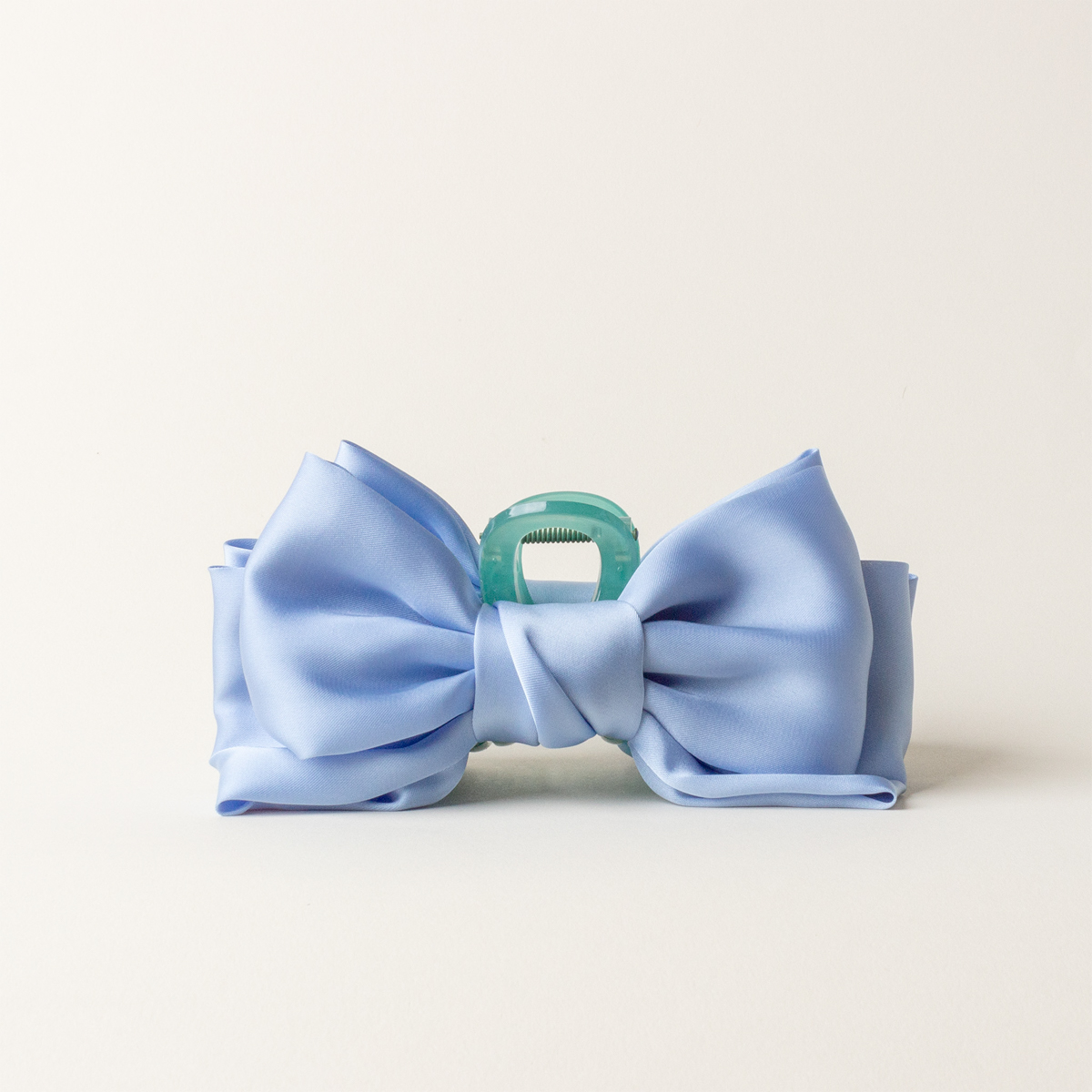 Picture of Satin Bow Claw Clip-Blue