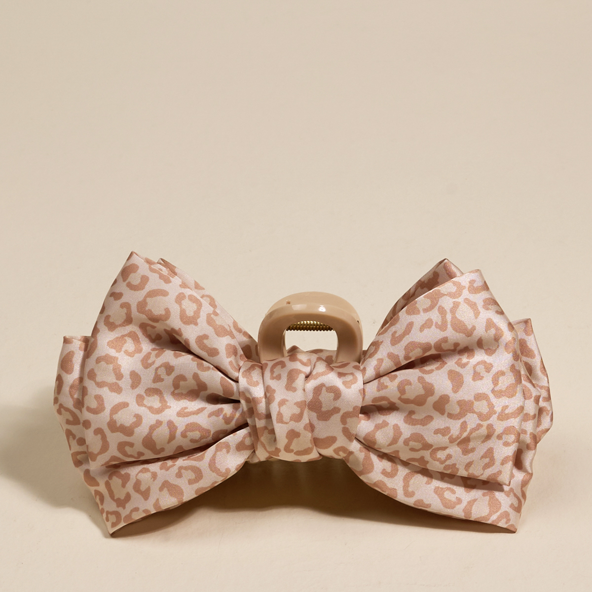 Picture of Satin Bow Claw Clip-Cheetah