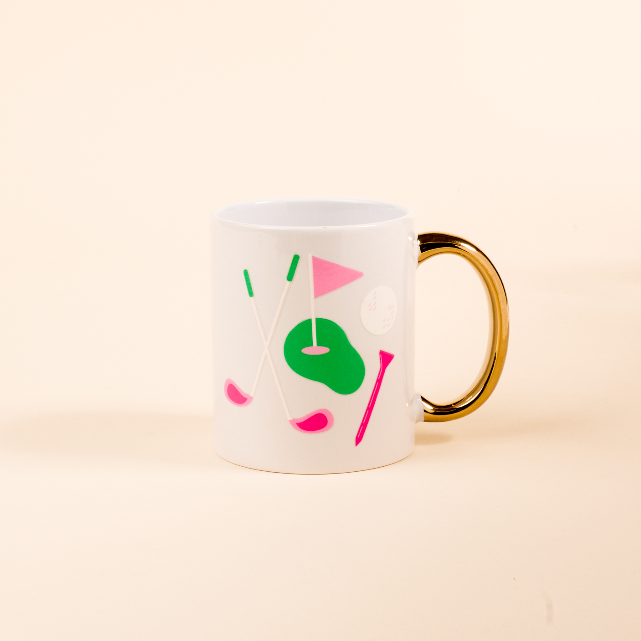 Picture of 11 oz Cozy Cute Ceramic Mug-The Golf Edit