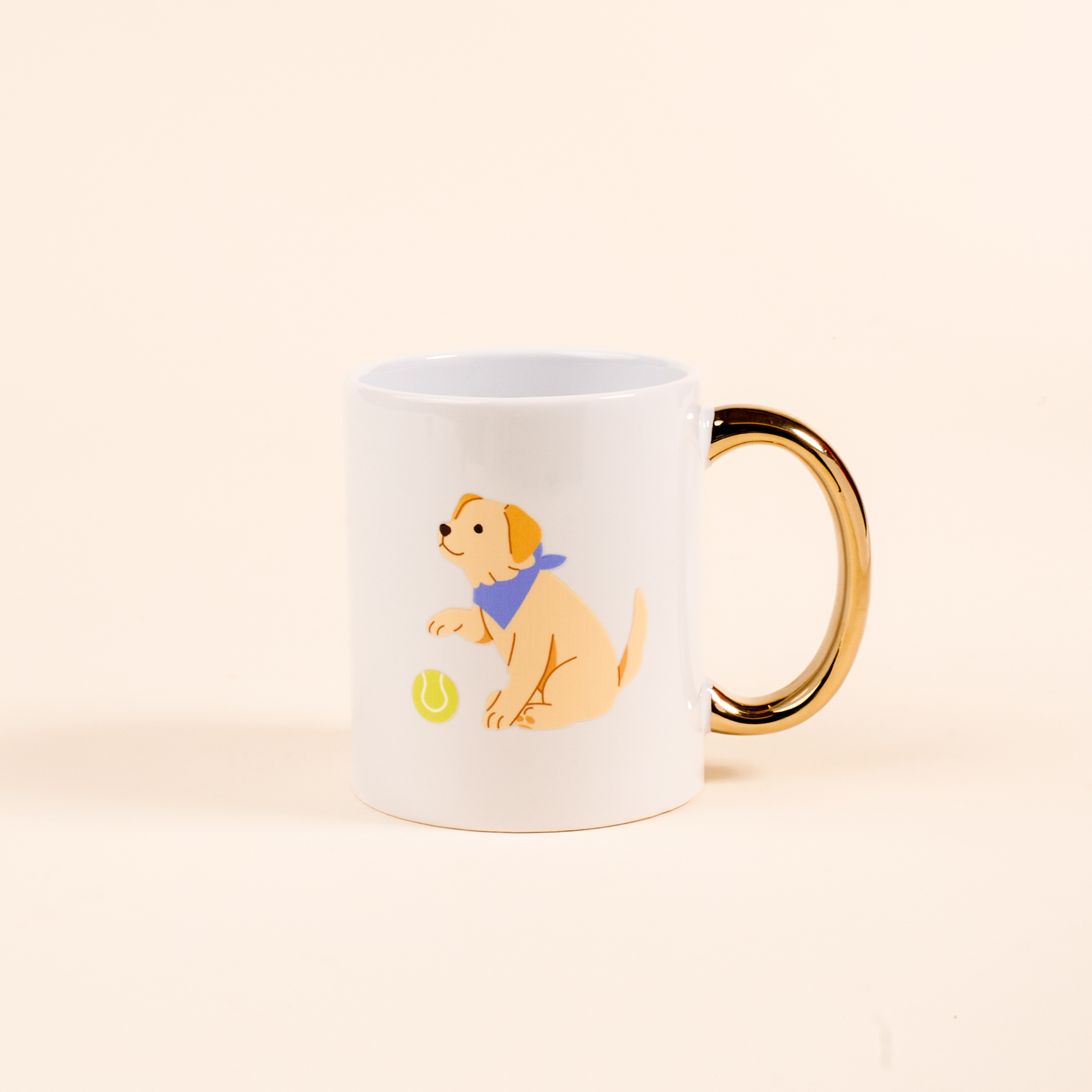 Picture of 11 oz Cozy Cute Ceramic Mug-Puppy Playtime