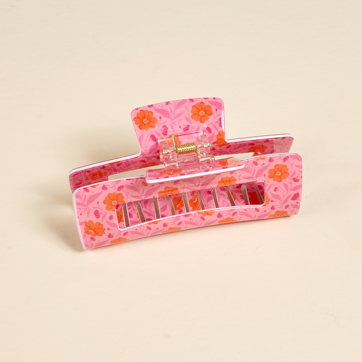 Picture of Claw Clip-Poppin' Petals Hot Pink