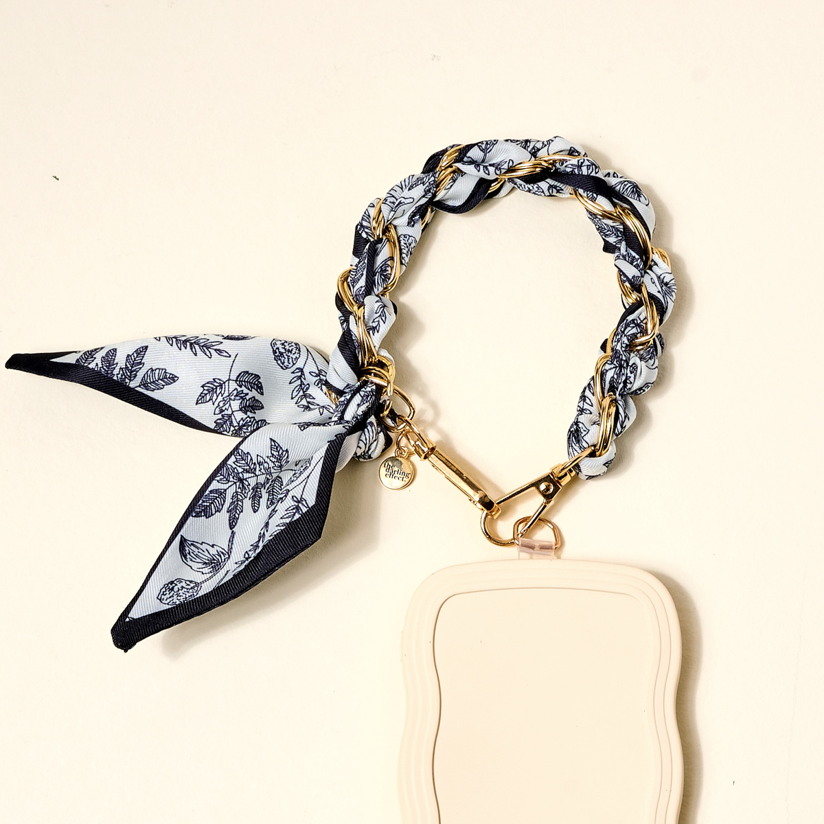 Picture of Call Me Later Phone Scarf-Monochrome Muse