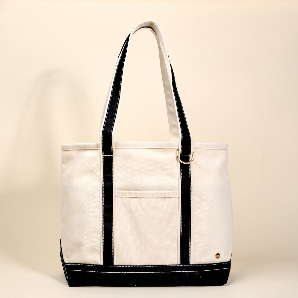 Picture of The Signature Canvas Tote Bag-Black