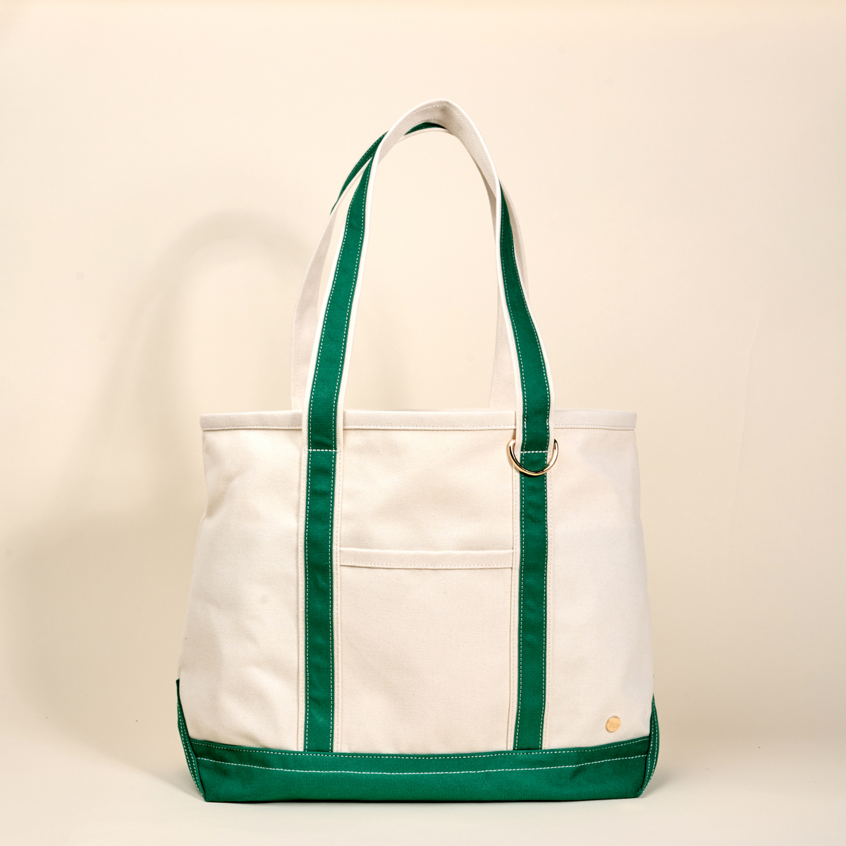 Picture of The Signature Canvas Tote Bag-Dark Green