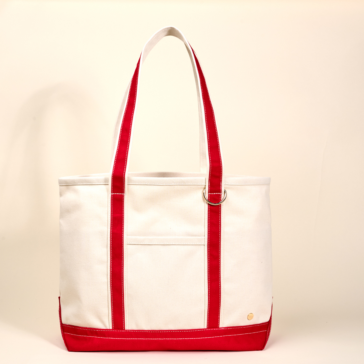 Picture of The Signature Canvas Tote Bag-Red