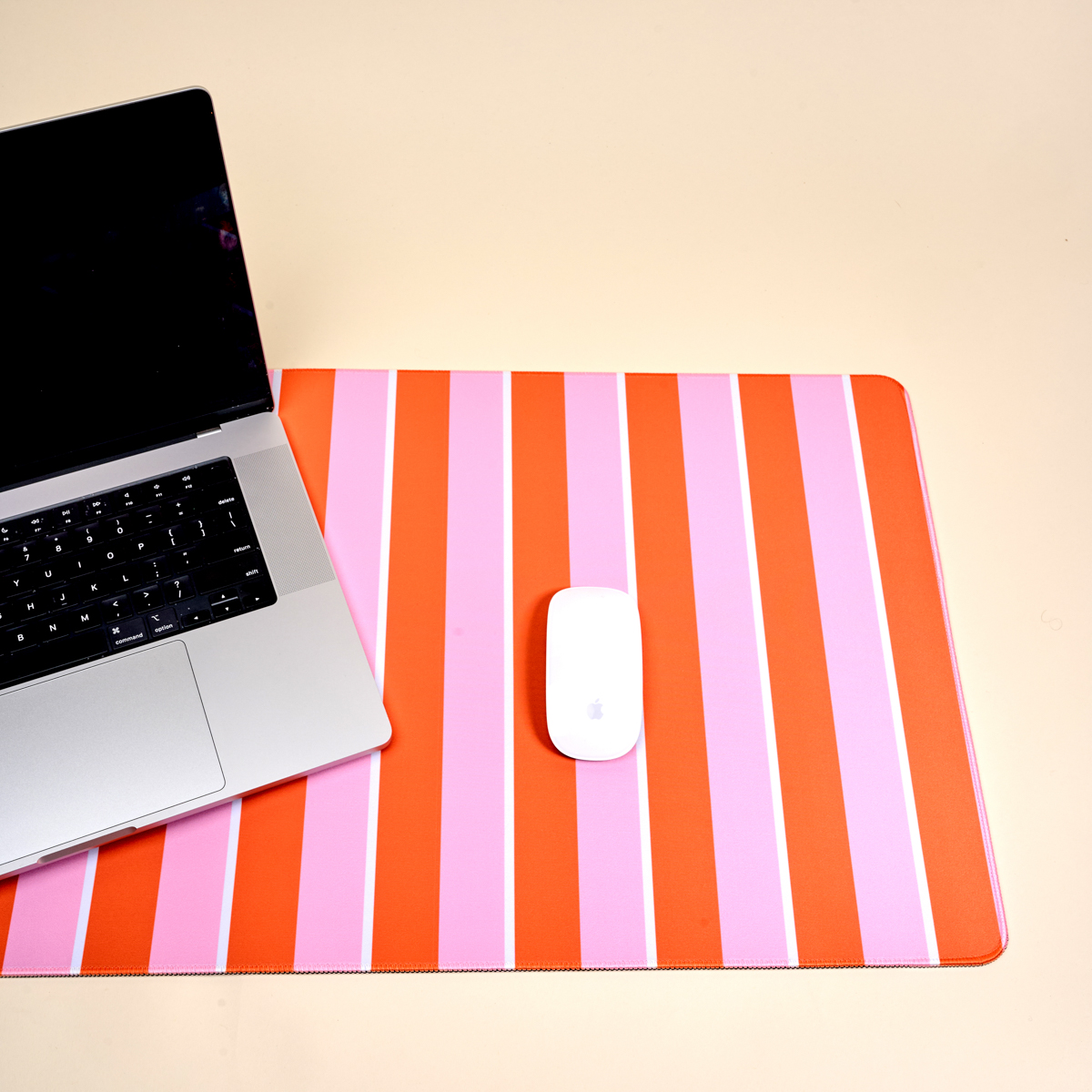 Picture of Style Station Desk Mat-Sicily Stripes Pink