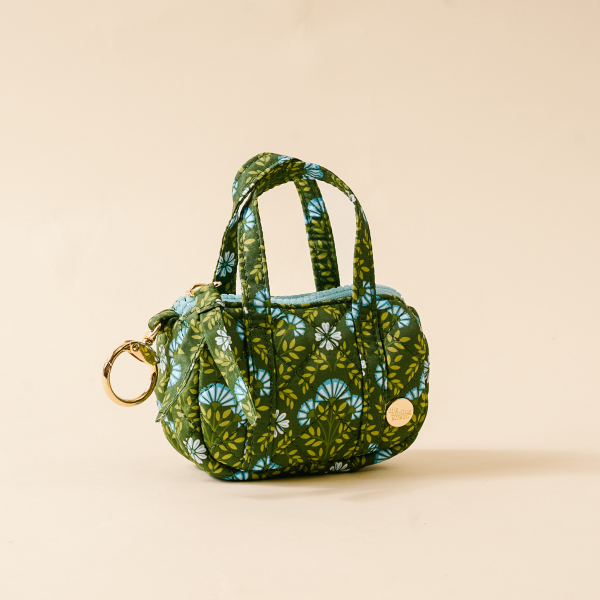 Picture of Itty Bitty Duffle Bag Charm-Everbloom Forest Green