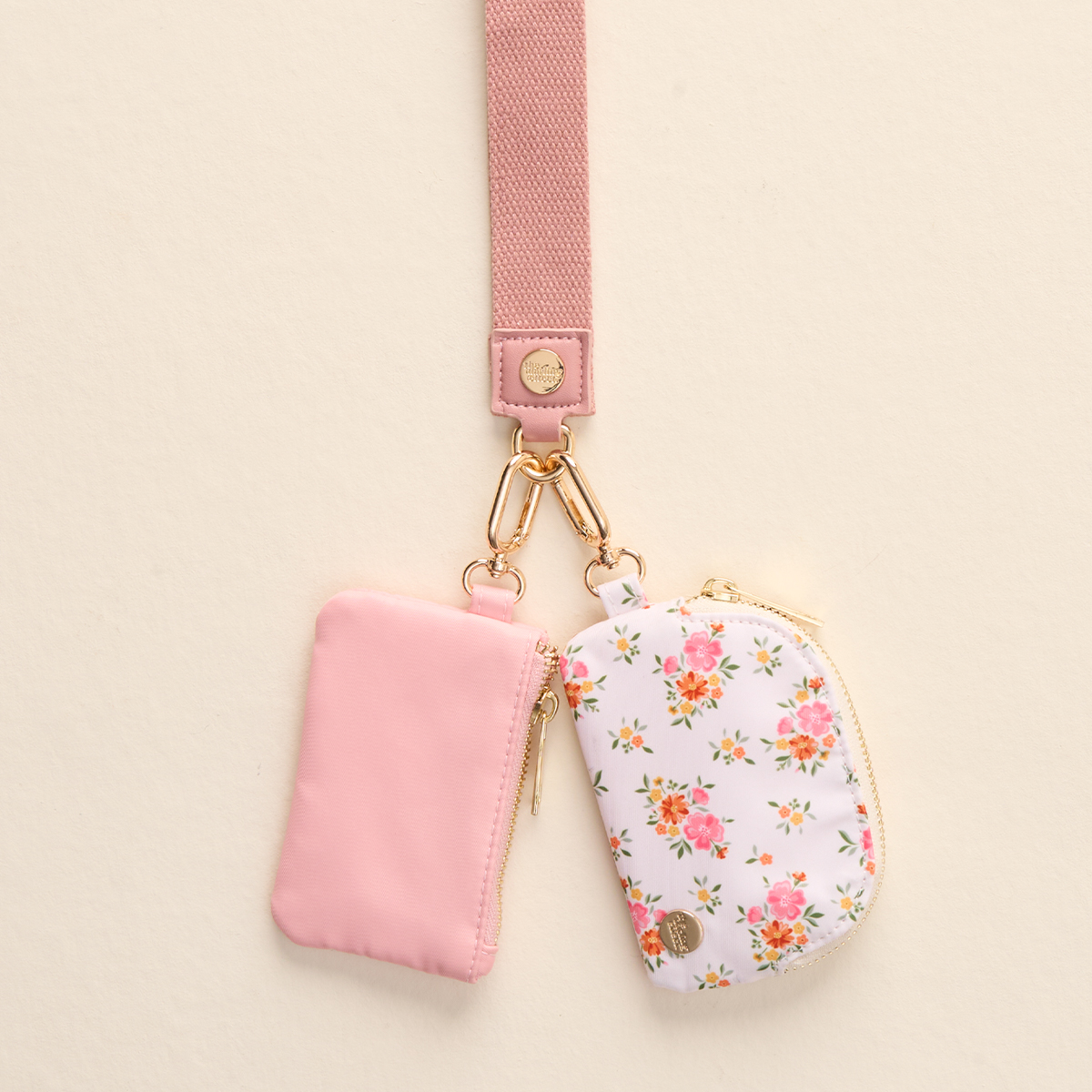 Picture of Dynamic Duo Pouch Wristlet-Endless Daydream Cream