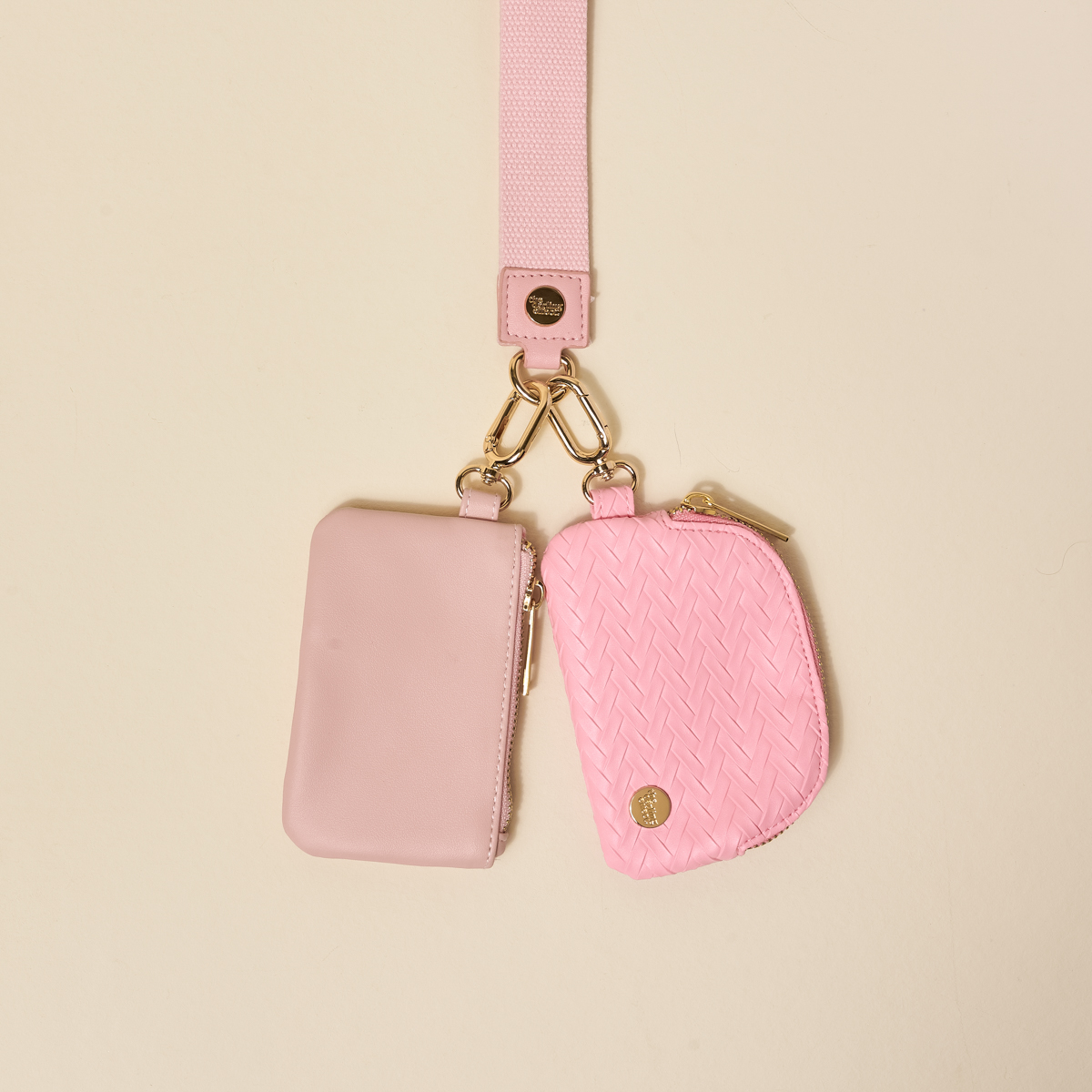 Picture of Dynamic Duo Pouch Luxe Wristlet-Blush