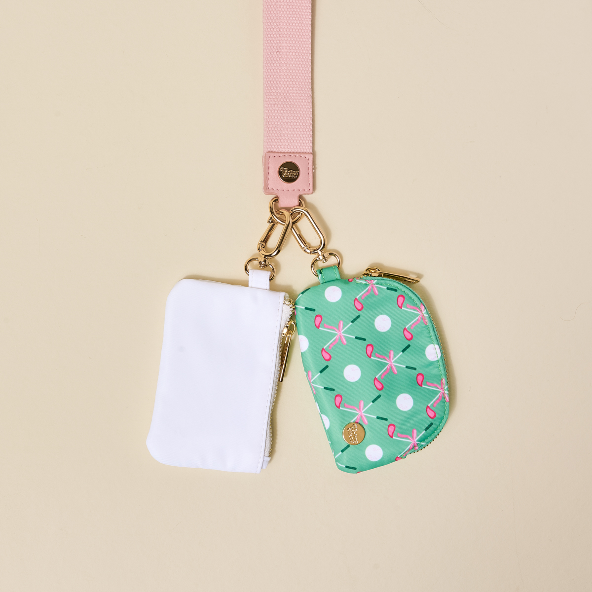 Picture of Dynamic Duo Pouch Wristlet-Tee Time