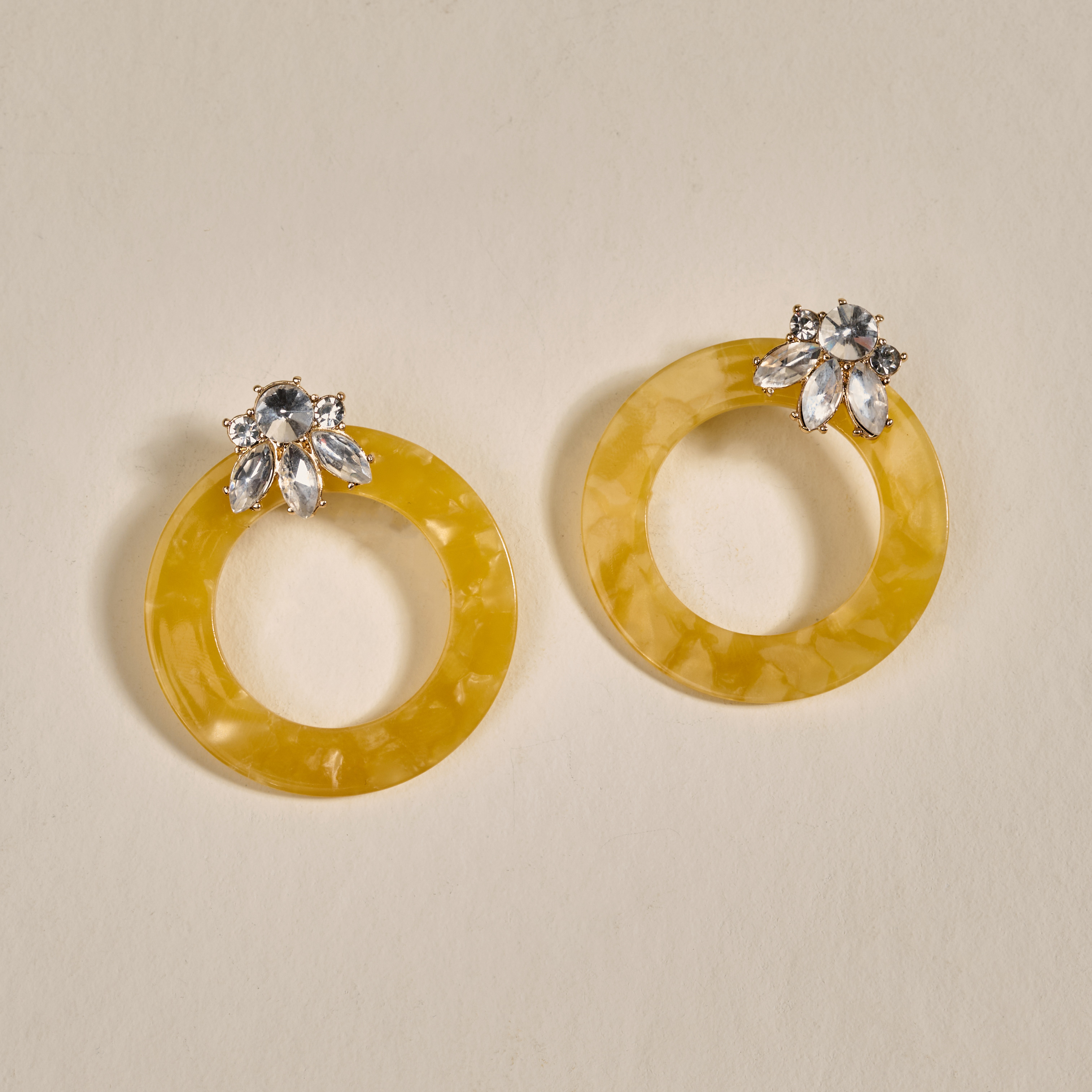 Picture of Glow Getter Earrings-Honey Gold