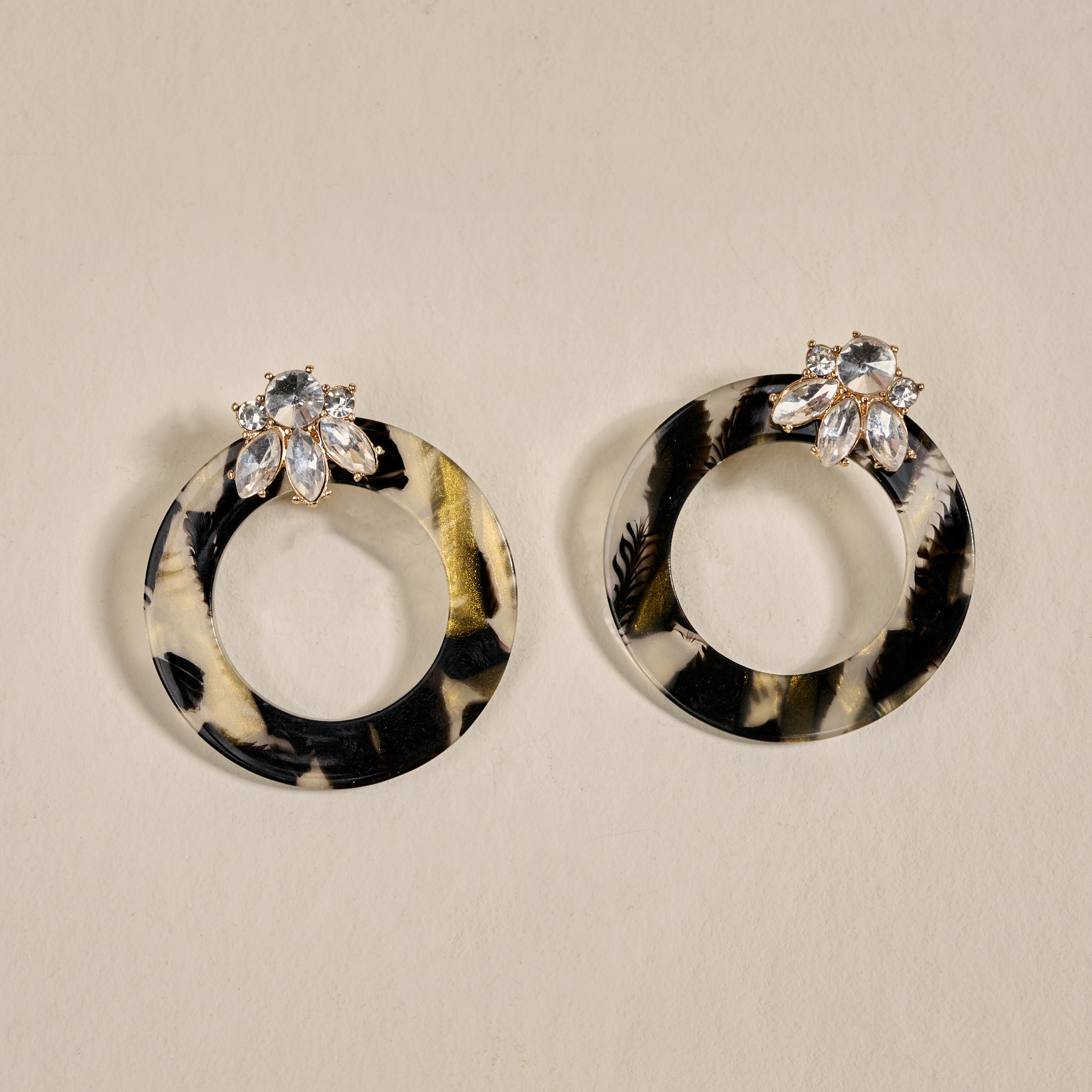 Picture of Glow Getter Earrings-Midnight Opal