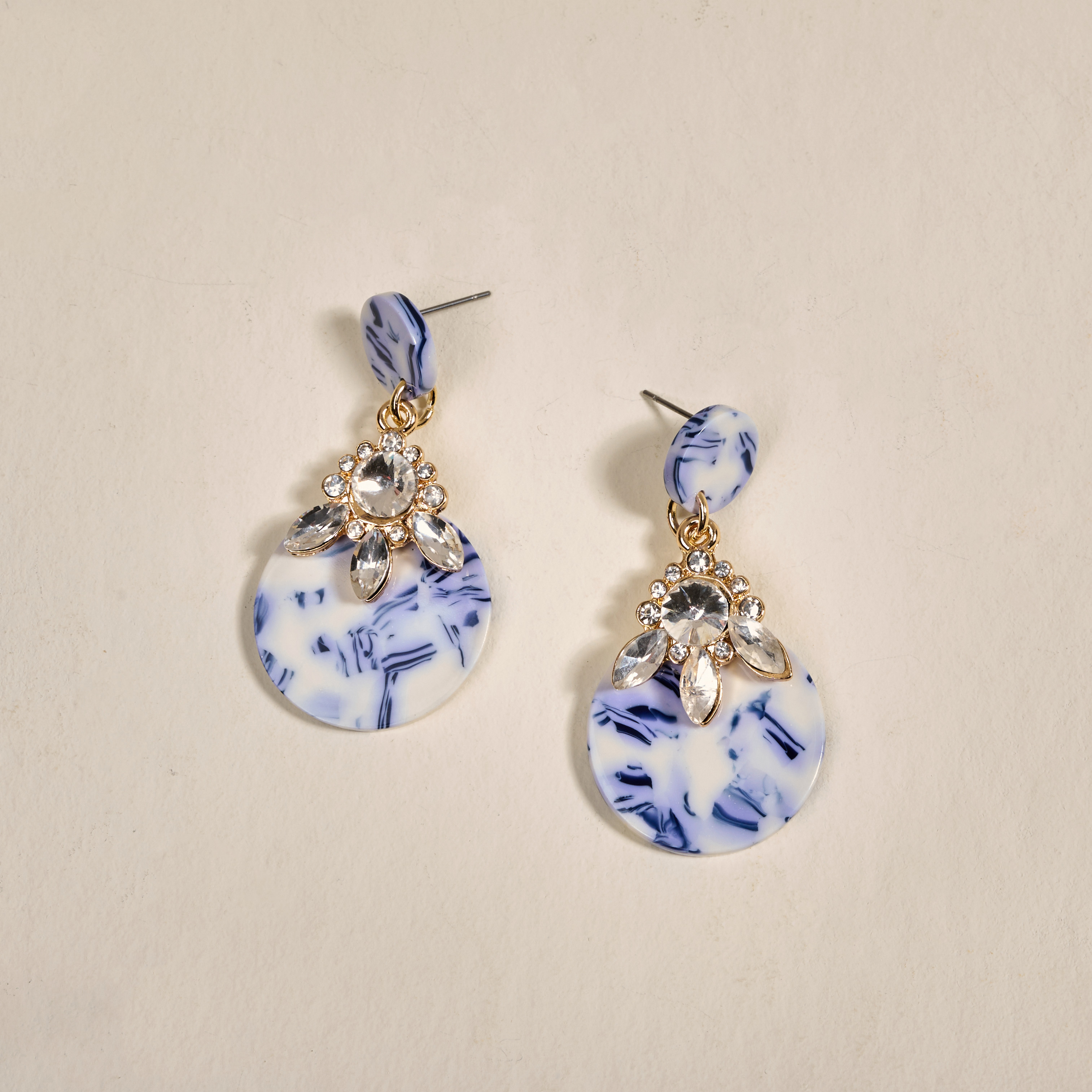Picture of Show Stopper Earrings-Chinoiserie Flair
