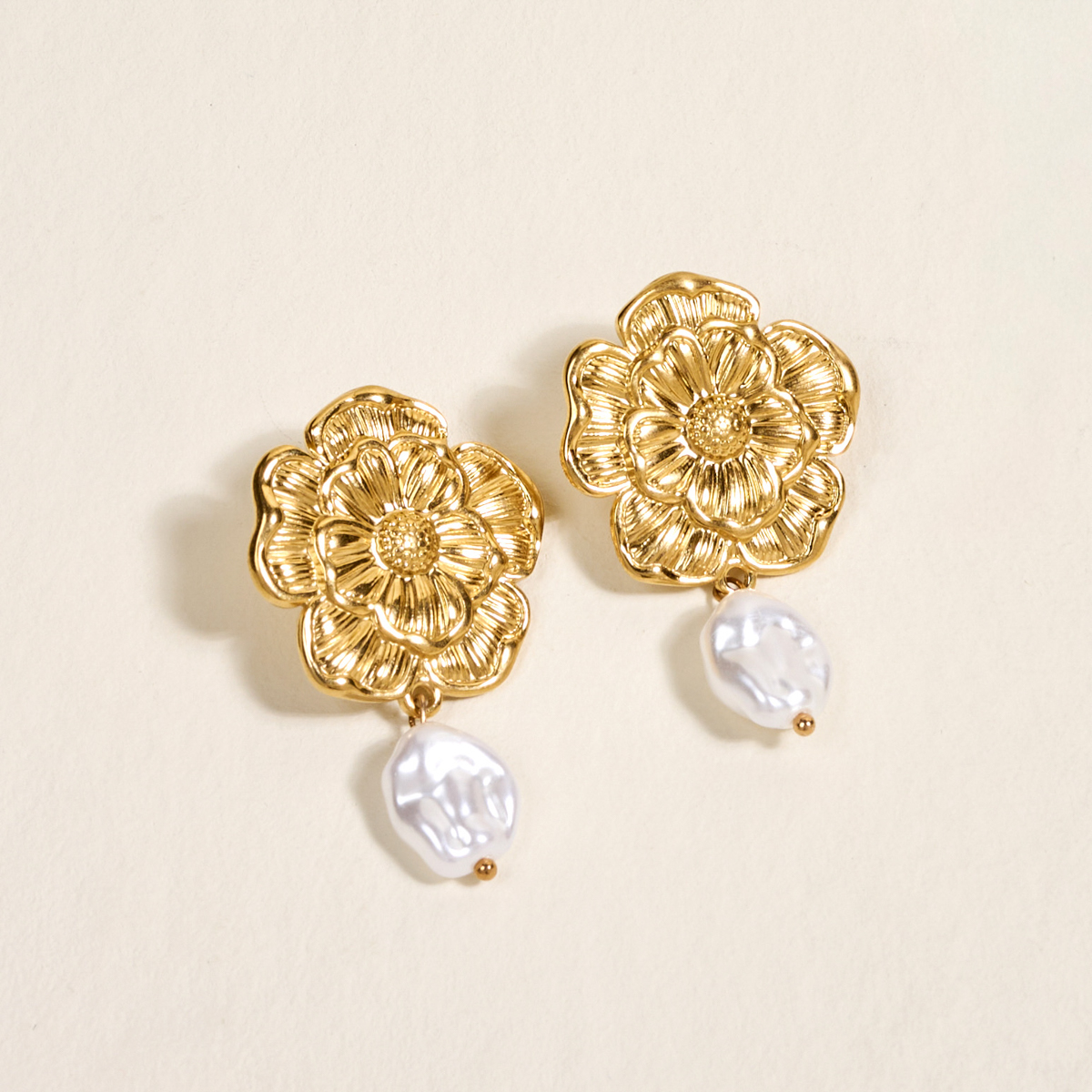 Picture of Standout Earrings-Vintage Bloom