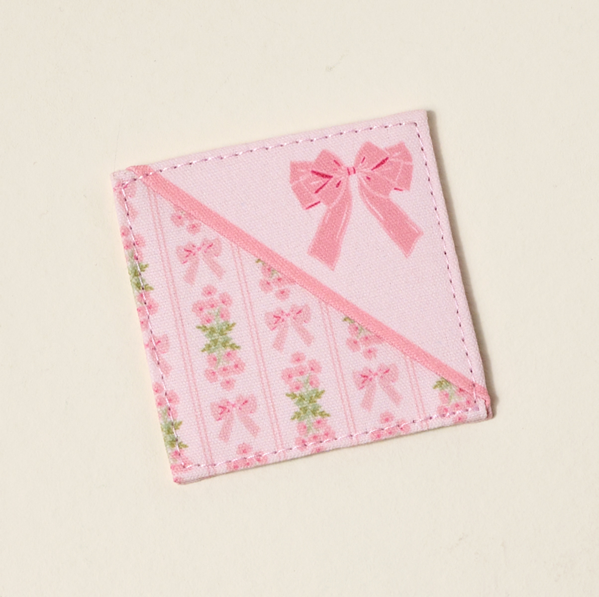 Picture of Corner Keeper Fabric Bookmark-Oh So Fancy Pink