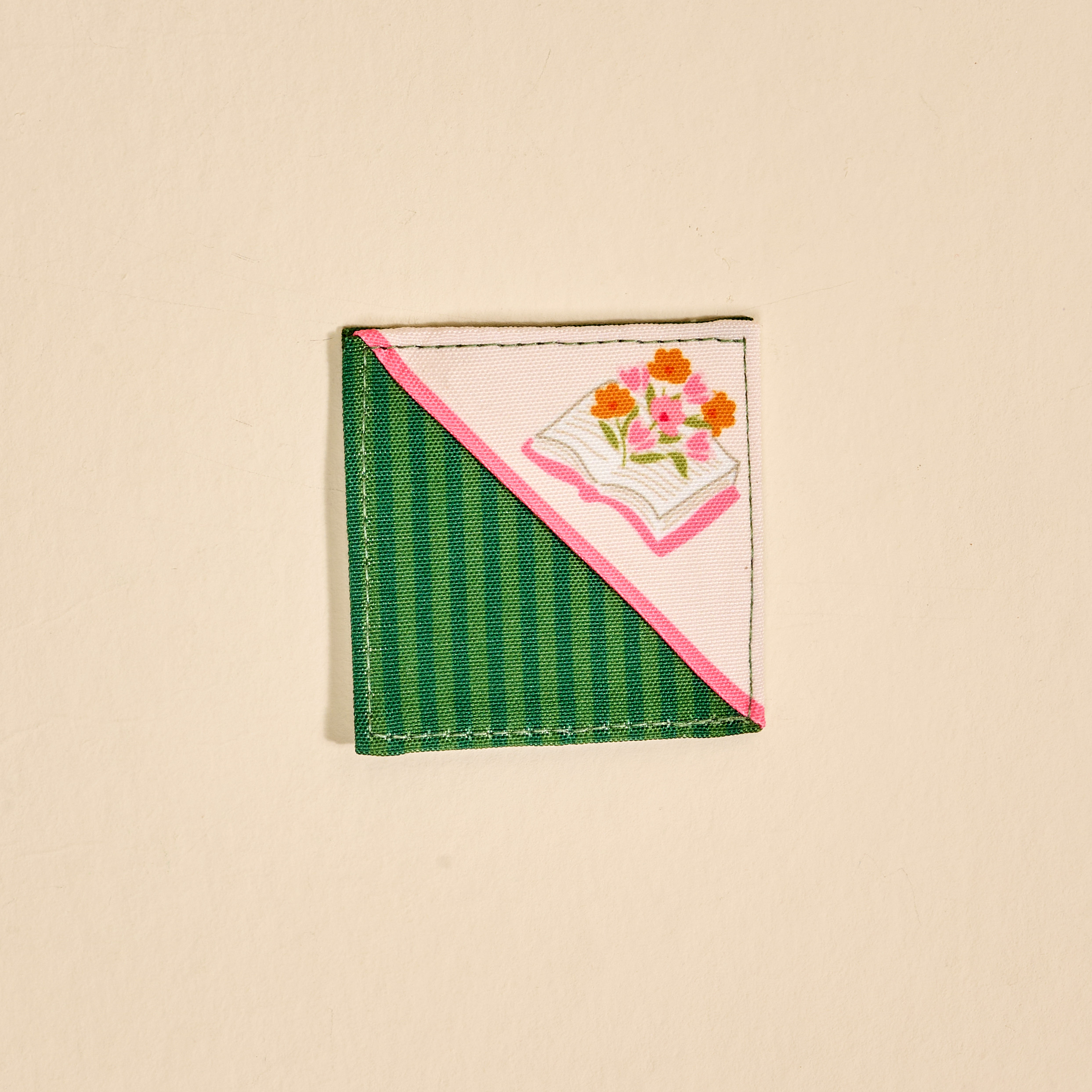 Picture of Corner Keeper Fabric Bookmark-Petals & Pages