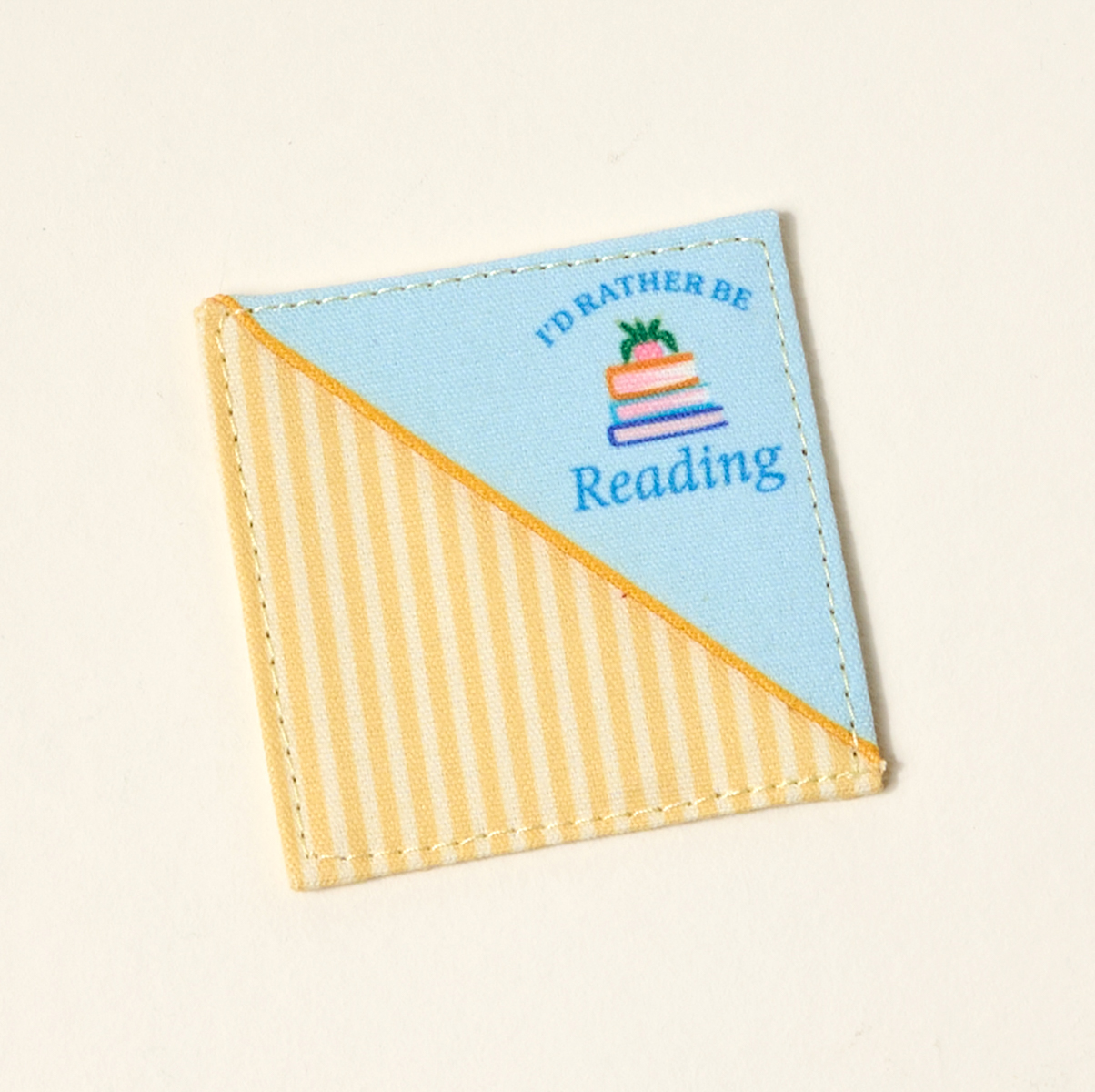 Picture of Corner Keeper Fabric Bookmark-I'd Rather Be Readin