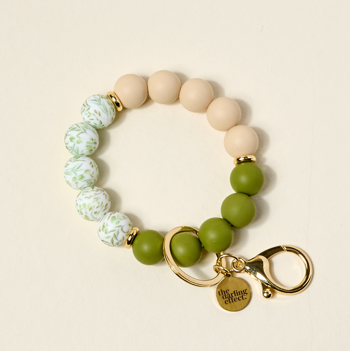 Picture of Hands-Free Keychain Wristlet-Olive Branch