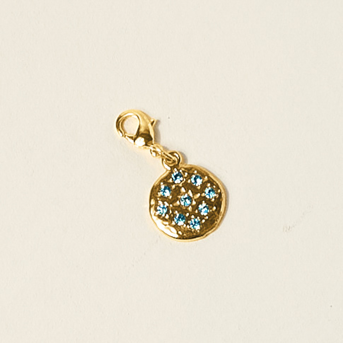 Picture of Jewelry Charm Gold-Blue Jewels