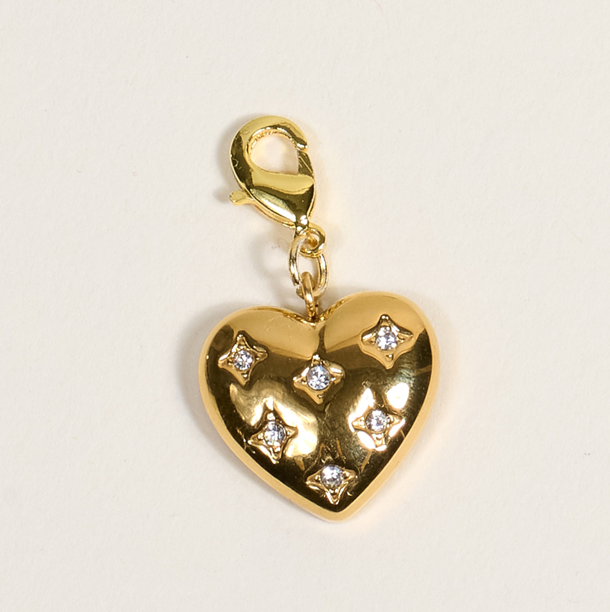 Picture of Jewelry Charm Gold-Diamond Heart